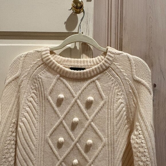 J. Crew White Knit Sweater - Picture 3 of 5
